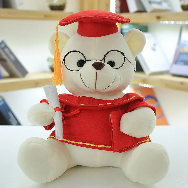 Graduation Capybara Plush Toy – Cute Dr. Bear Gift