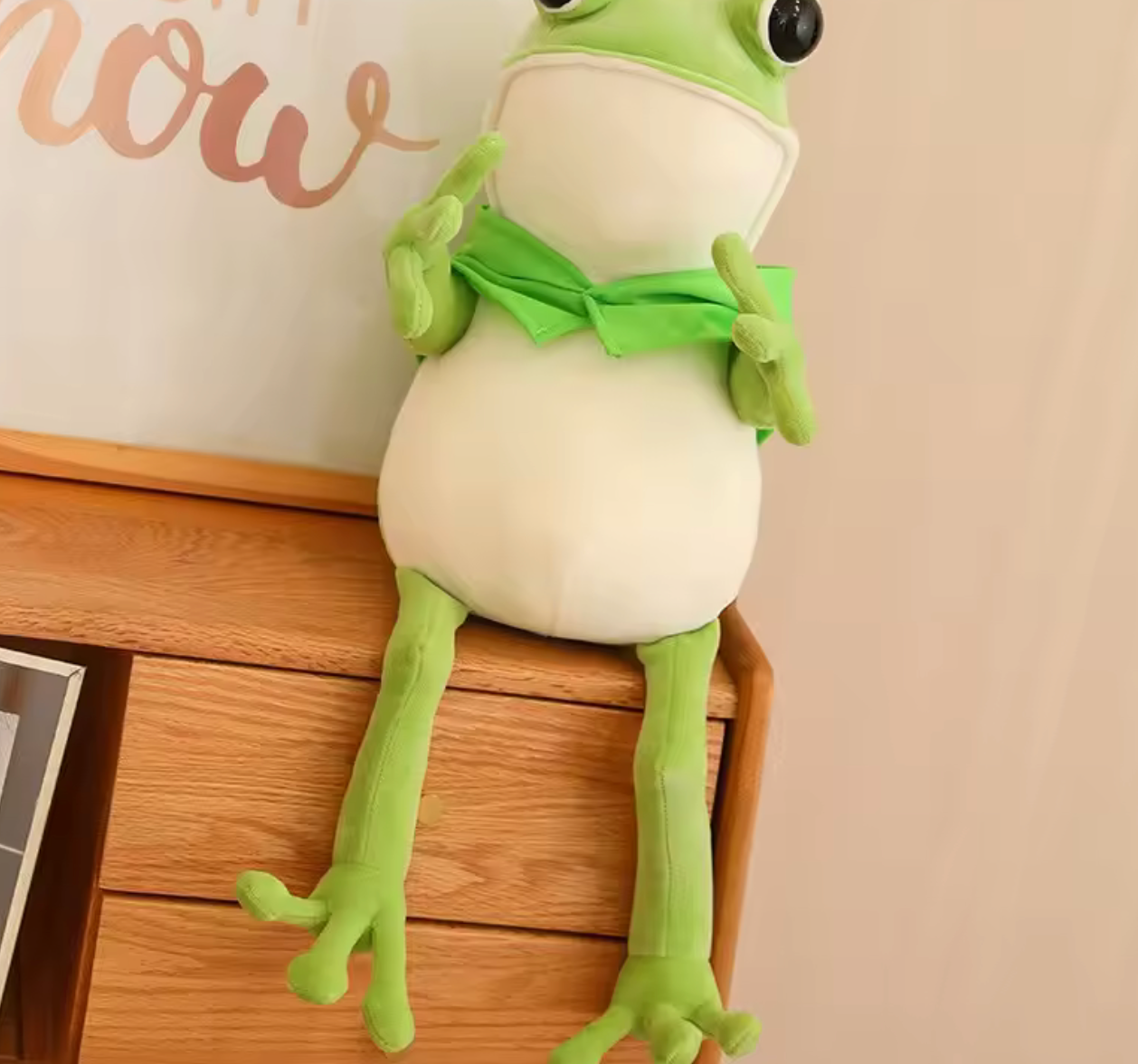 Cute Frog Plush Toy – Soft, Smiley & Perfect for Cuddles