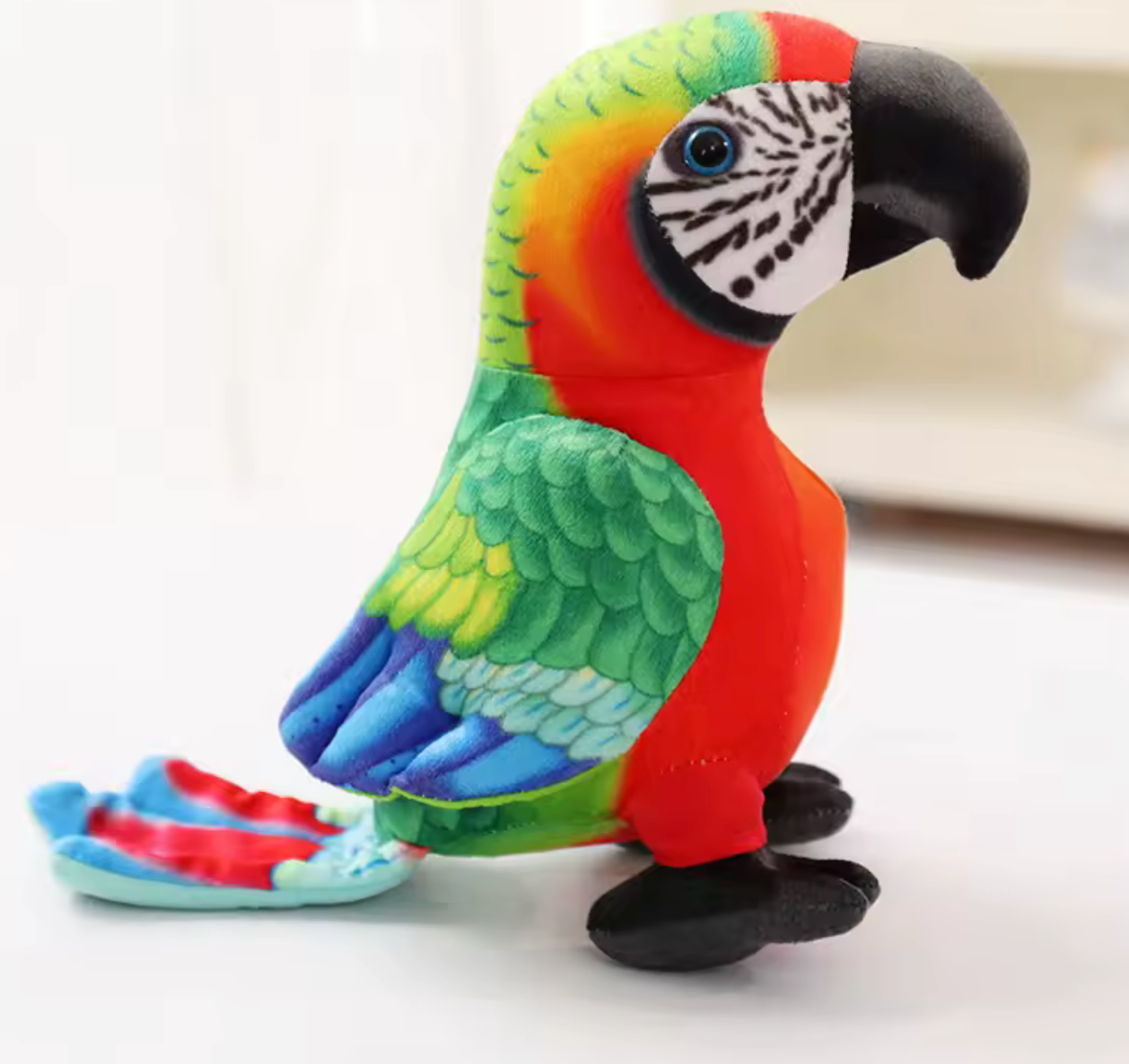 Cute Parrot or Peacock Plush Toy – Colorful, Soft & Fun for Kids