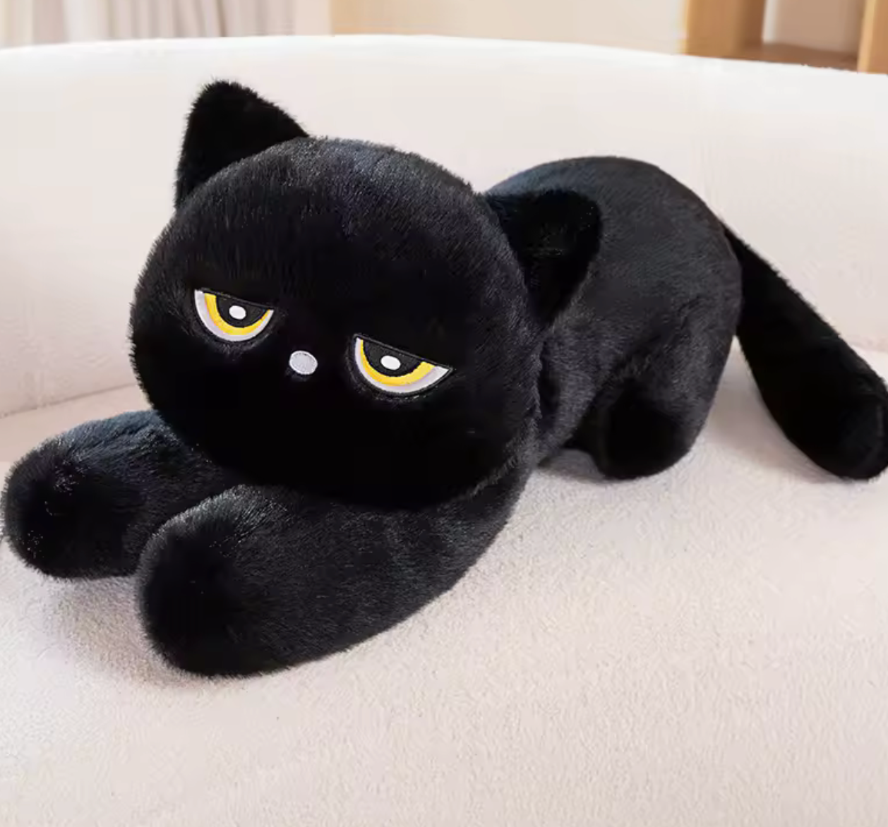 Giant Cute Black / Gray Cat