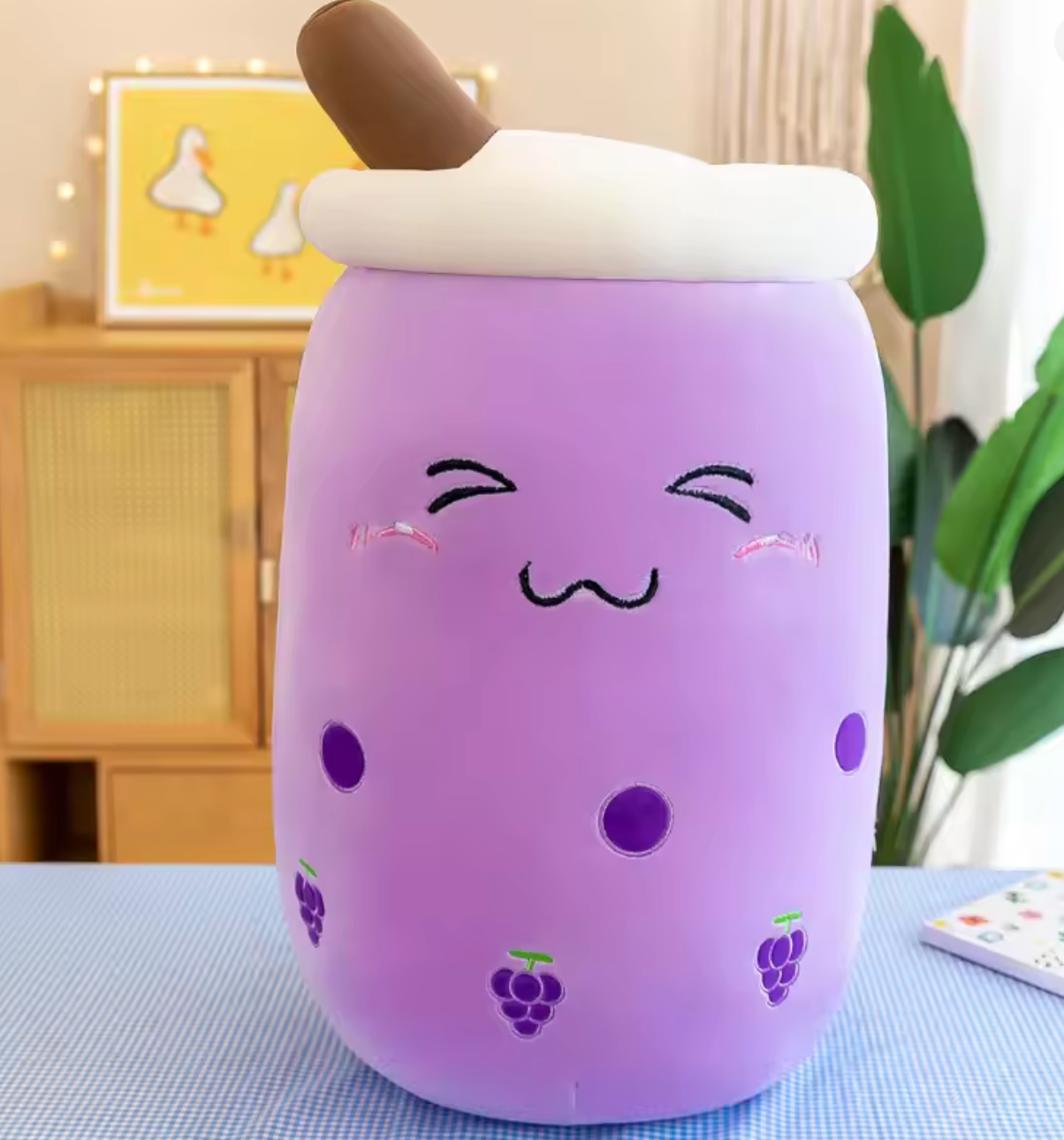 Cute Boba Plush Bubble Tea