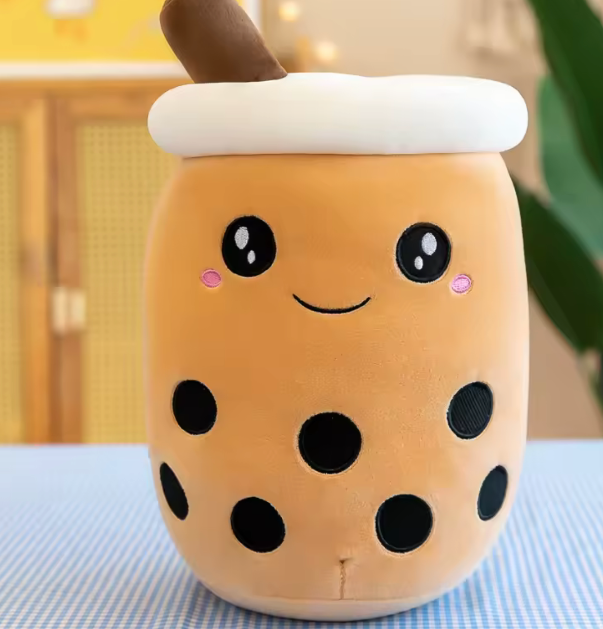 Cute Boba Plush Bubble Tea