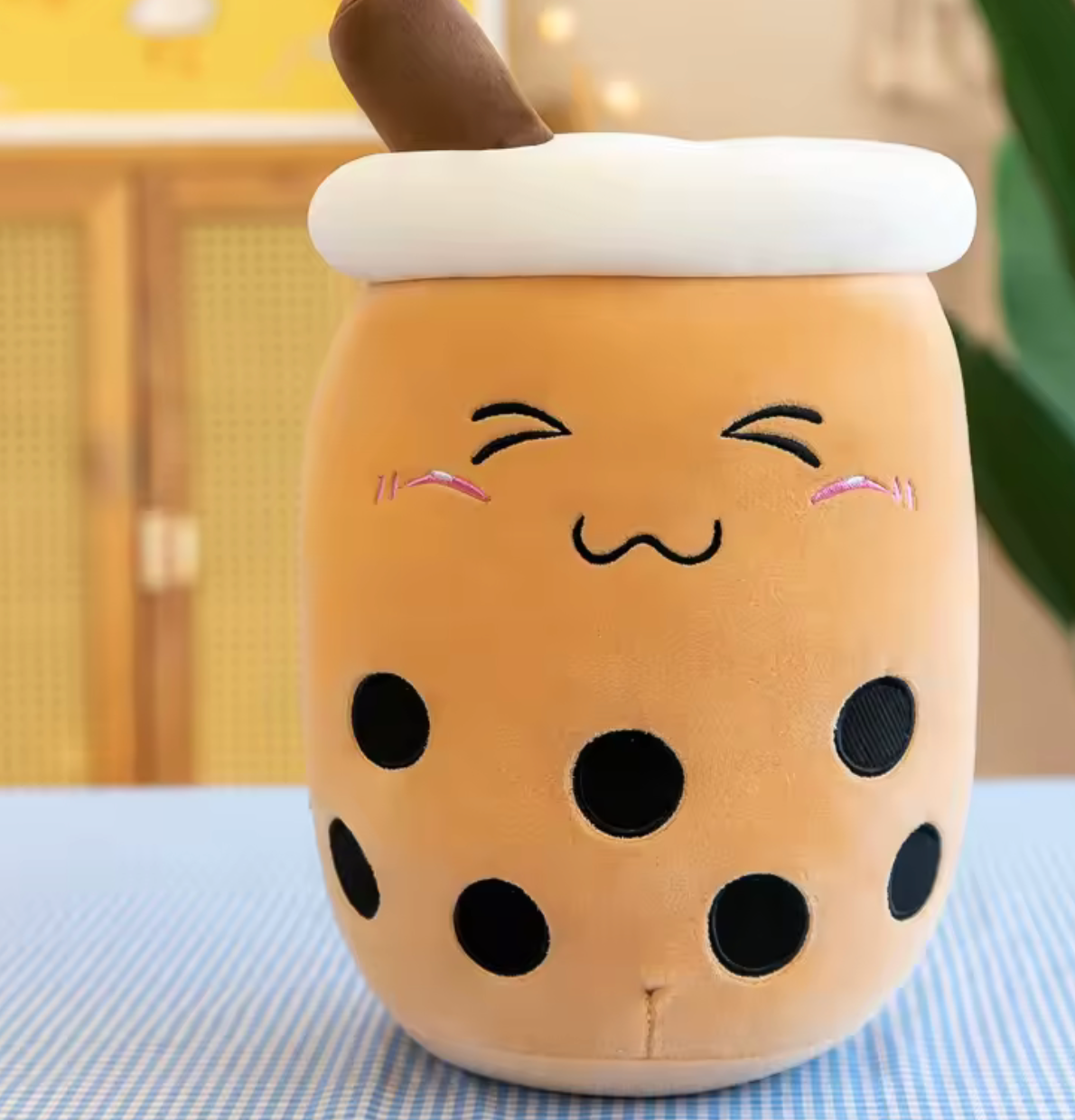 Cute Boba Plush Bubble Tea