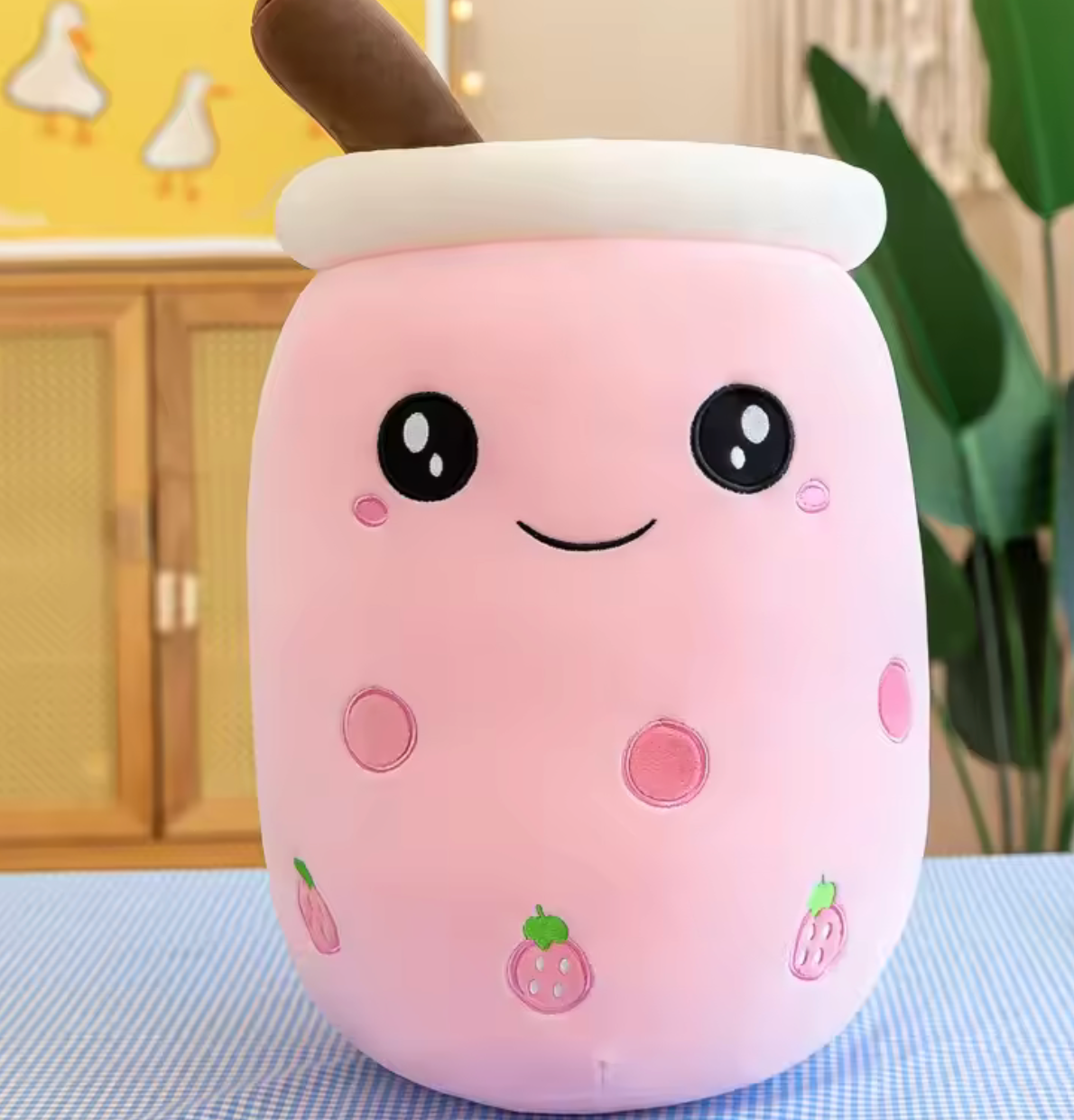 Cute Boba Plush Bubble Tea