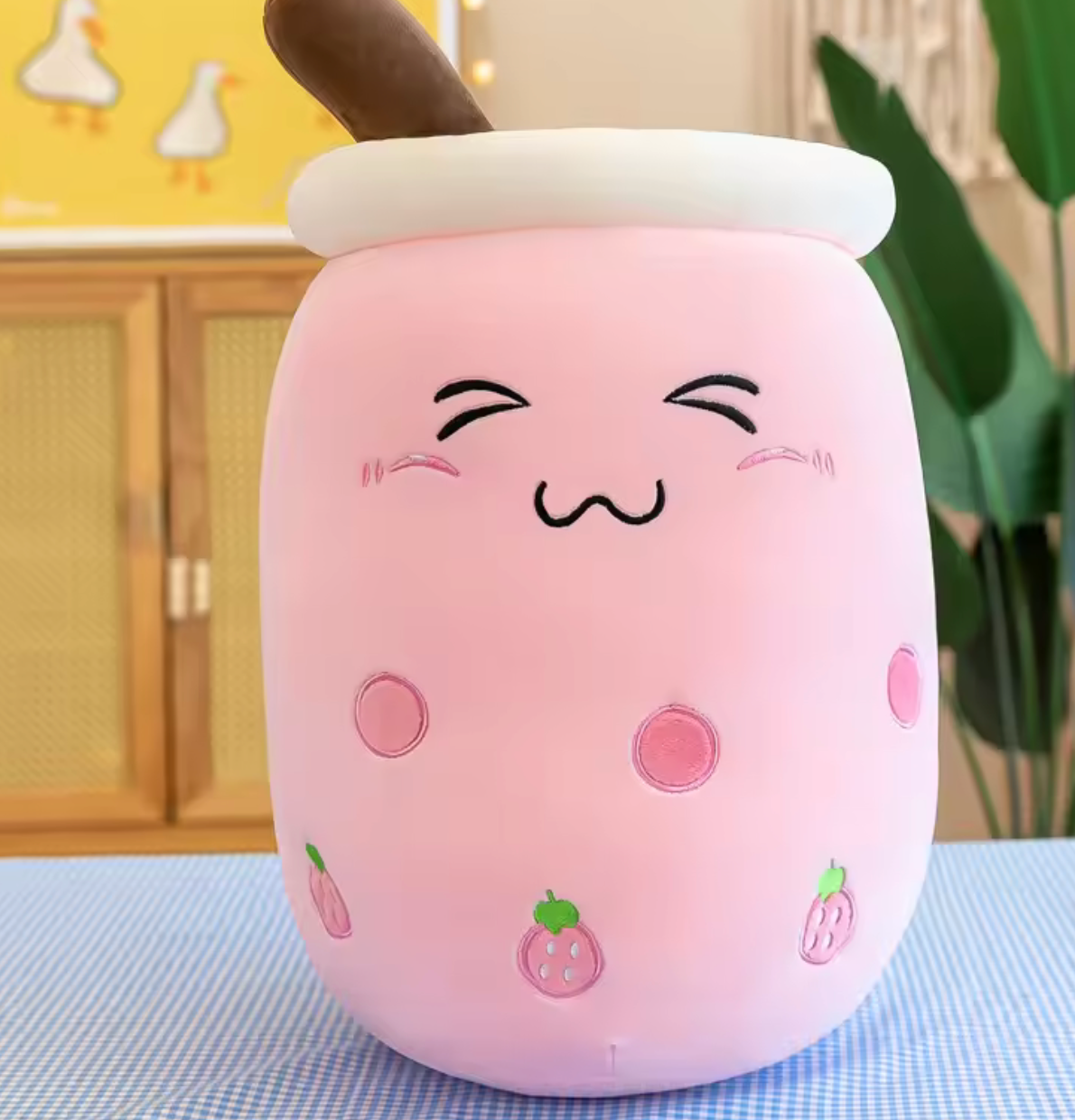 Cute Boba Plush Bubble Tea