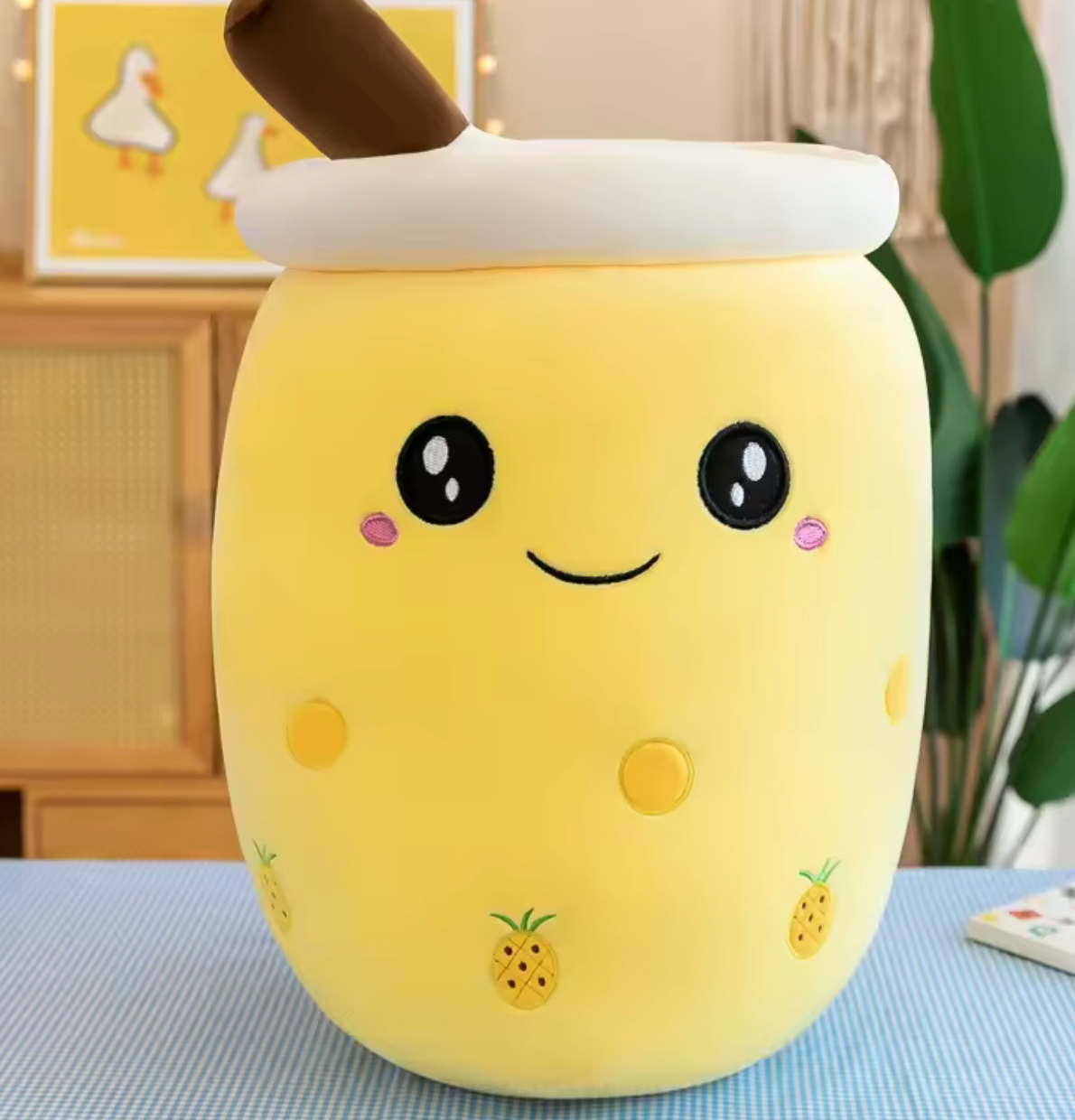 Cute Boba Plush Bubble Tea