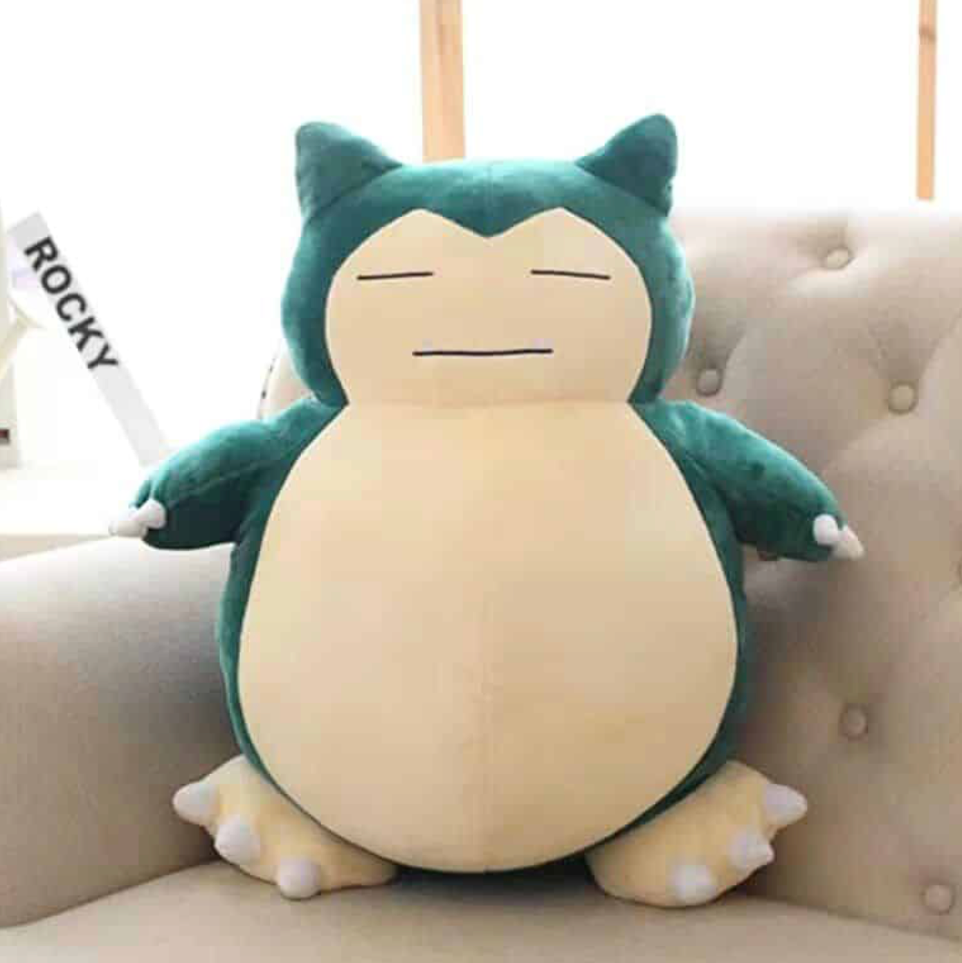 Sleeping Snorlax Pokémon Plush Toy