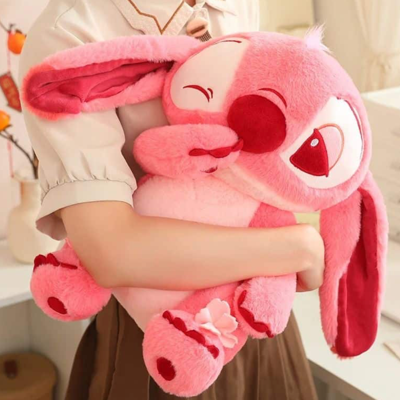 Pink Stitch Plush Toy