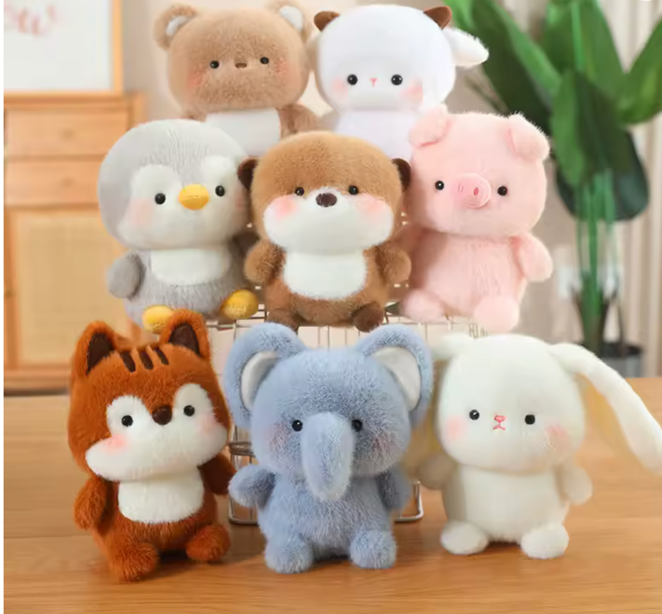 Cute Sitting Animals Soft Plush Dolls 5