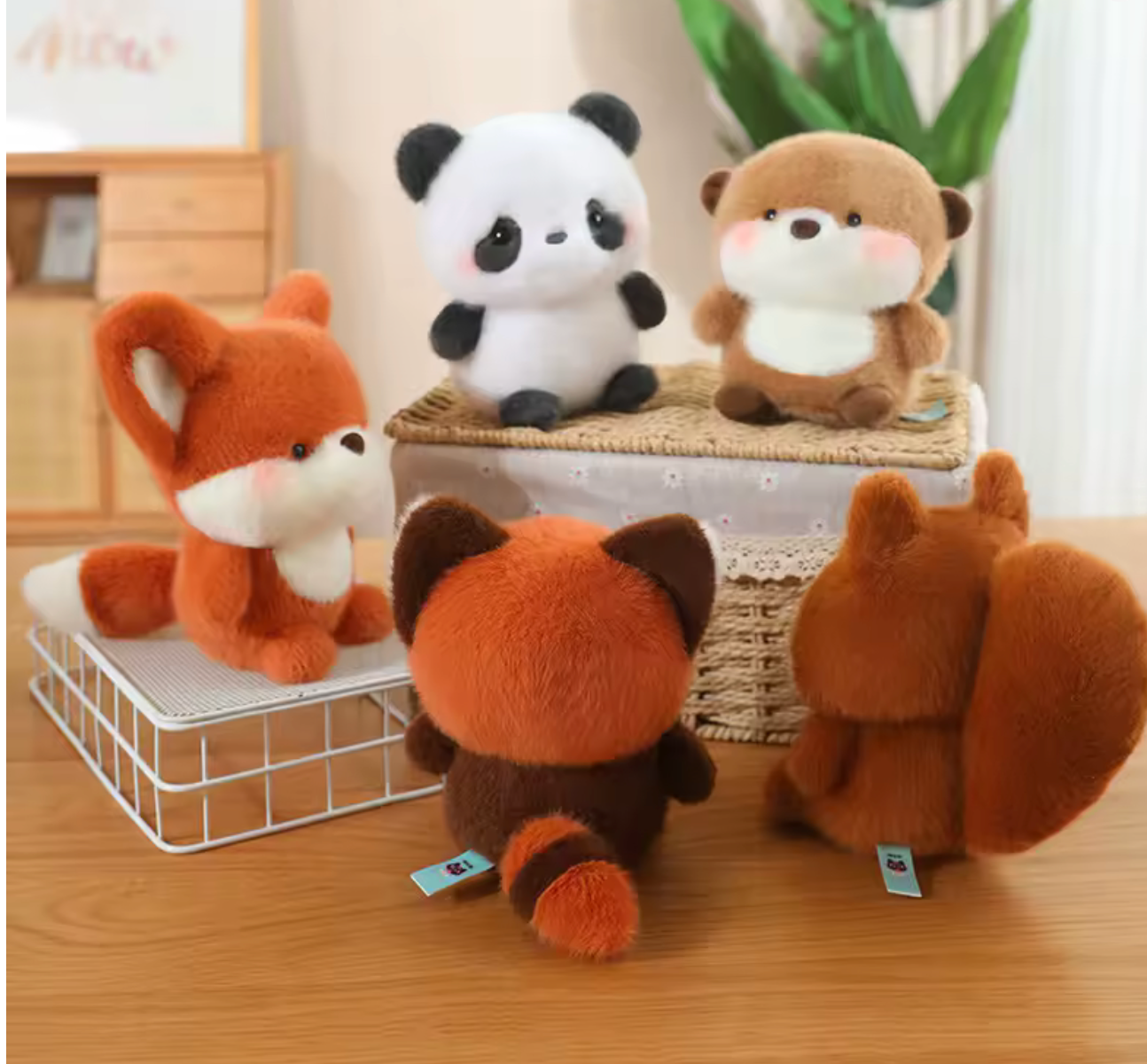 Cute Sitting Animals Soft Plush Dolls 8