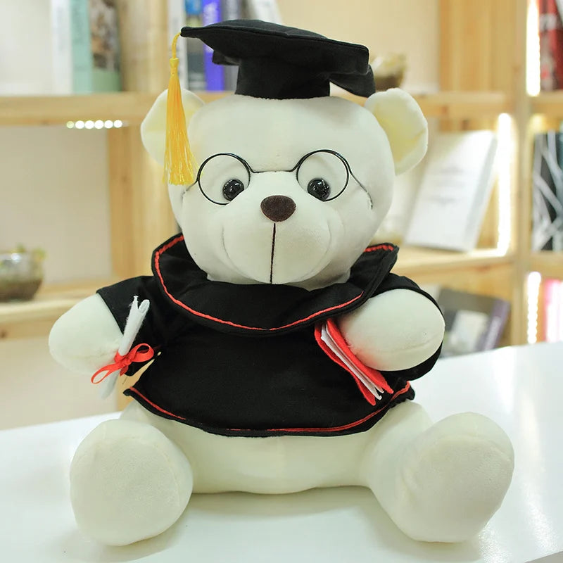 Graduation Capybara Plush Toy – Cute Dr. Bear Gift