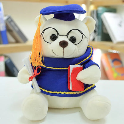 Graduation Capybara Plush Toy – Cute Dr. Bear Gift