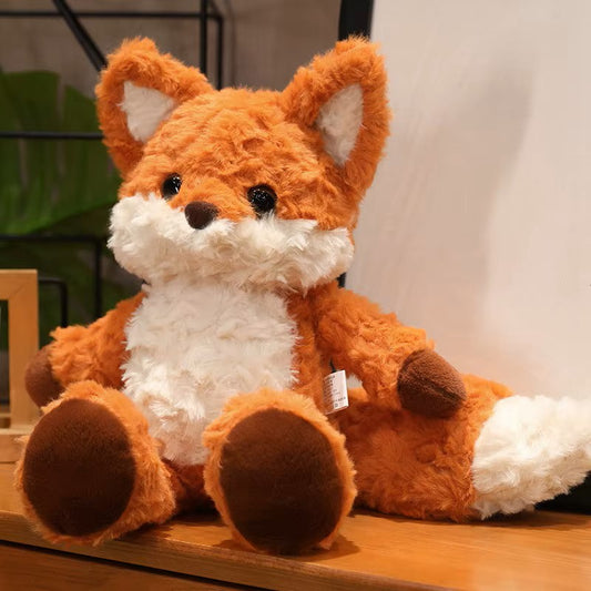 Cute Fluffy Fox Plush Toy – Soft, Cuddly & Adorable