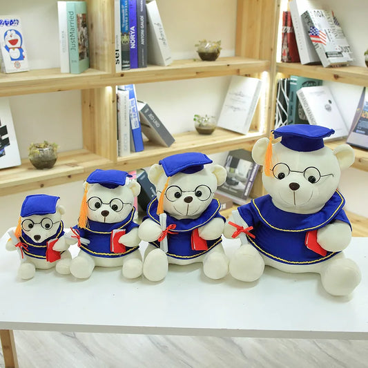 Graduation Capybara Plush Toy – Cute Dr. Bear Gift