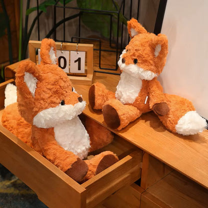 Cute Fluffy Fox Plush Toy – Soft, Cuddly & Adorable