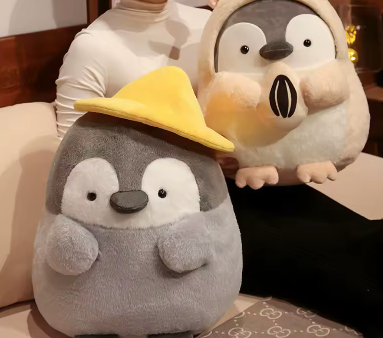 Big Cute Plush Doll – Cartoon Animal Stuffed Toys for Kids