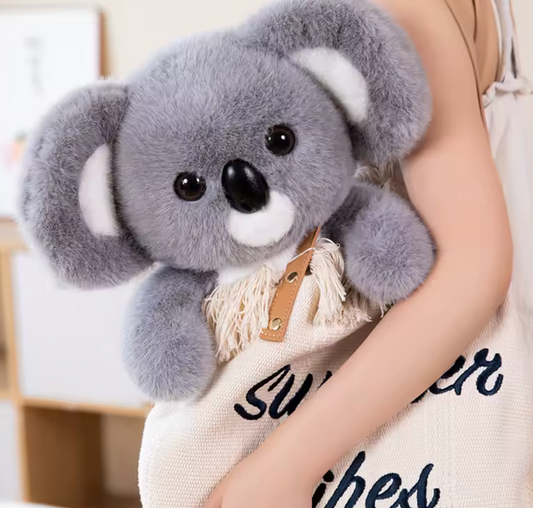 Soft Sitting Gray Koala Plush Toy – Cuddly & Cute in All Sizes