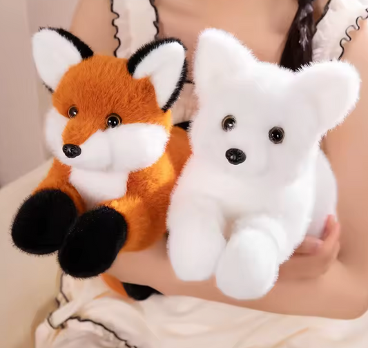 Cute Fluffy Fox Plush Toy – Soft, Adorable & Perfect for Cuddles
