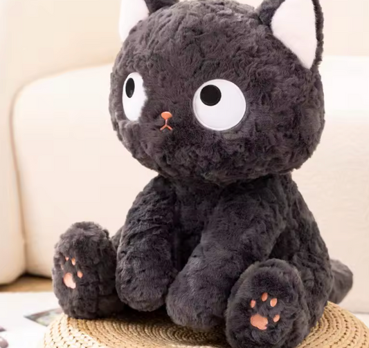 Funny Fat Black Cat Plush – Soft, Cuddly & Adorable Toy