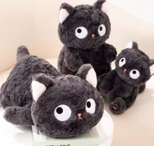 Funny Fat Black Cat Plush – Soft, Cuddly & Adorable Toy