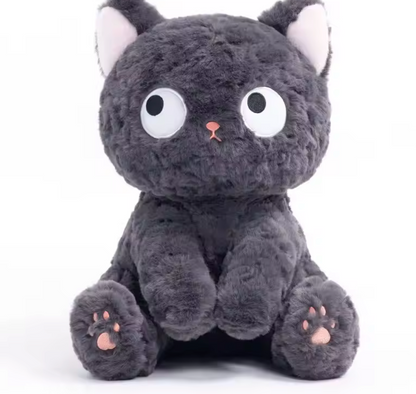 Funny Fat Black Cat Plush – Soft, Cuddly & Adorable Toy