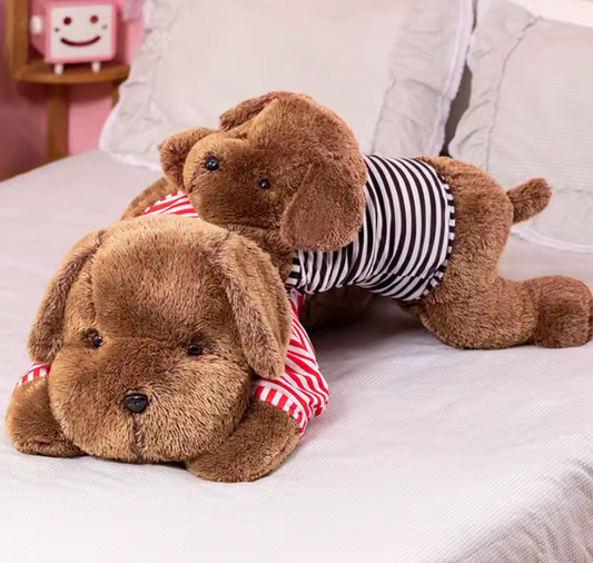Giant Sleeping Dog Plush Toy – Ultra-Soft & Huggable Companion