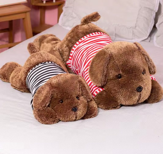 Giant Sleeping Dog Plush Toy – Ultra-Soft & Huggable Companion