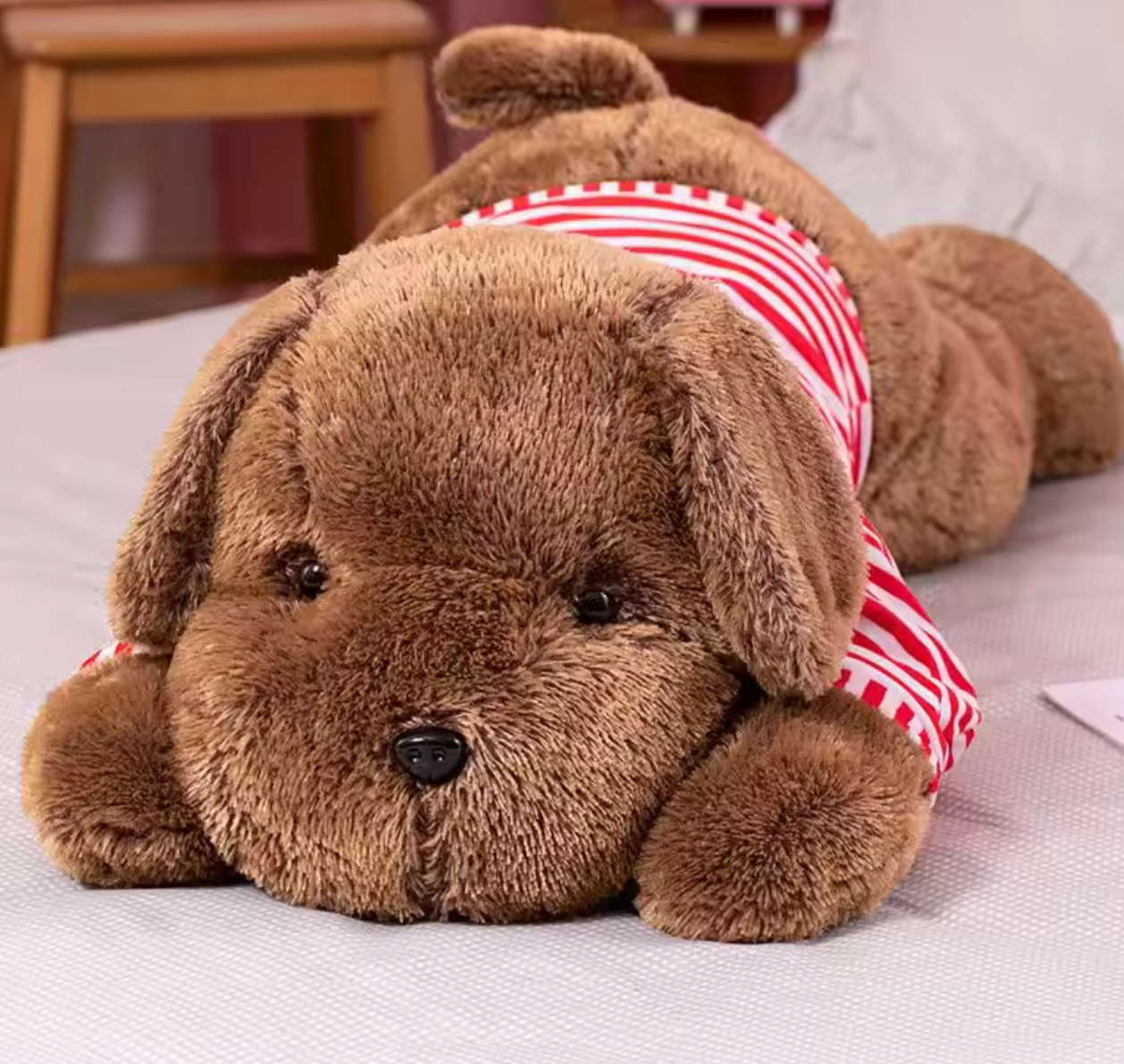 Giant Sleeping Dog Plush Toy – Ultra-Soft & Huggable Companion