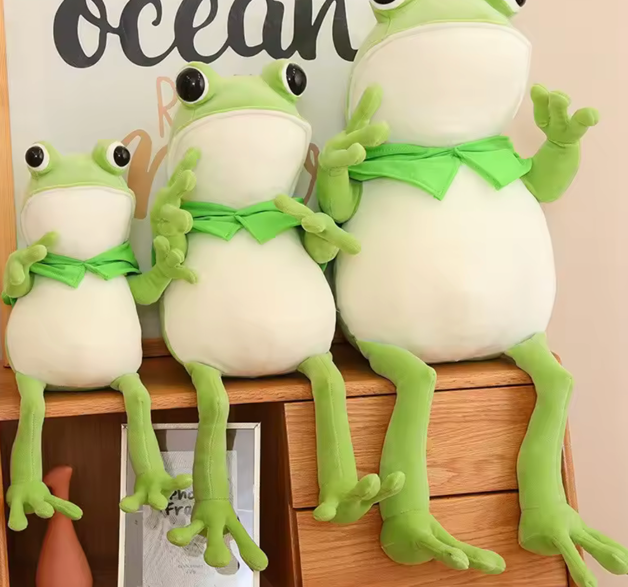 Cute Frog Plush Toy – Soft, Smiley & Perfect for Cuddles