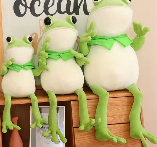 Cute Frog Plush Toy – Soft, Smiley & Perfect for Cuddles