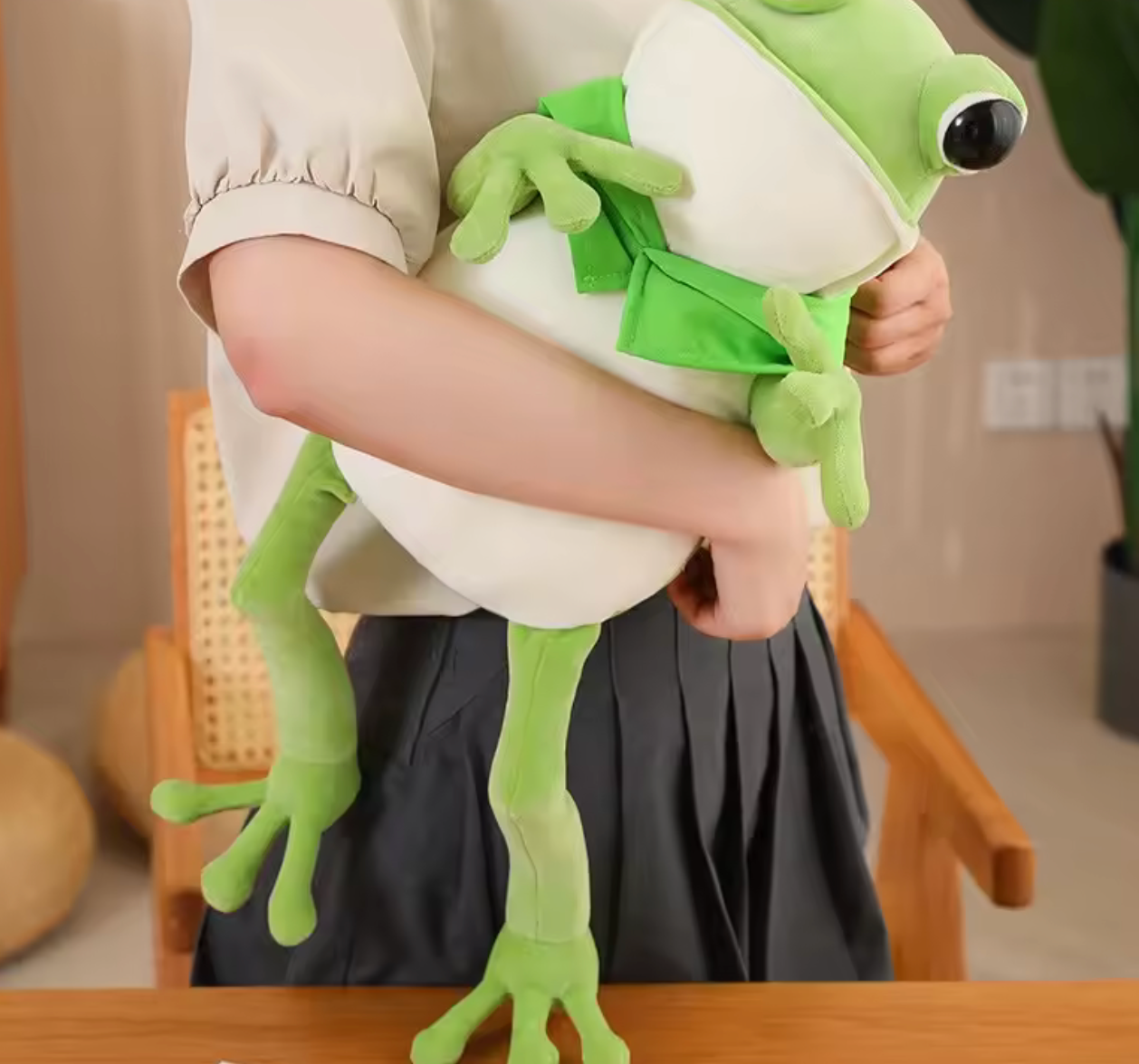 Cute Frog Plush Toy – Soft, Smiley & Perfect for Cuddles