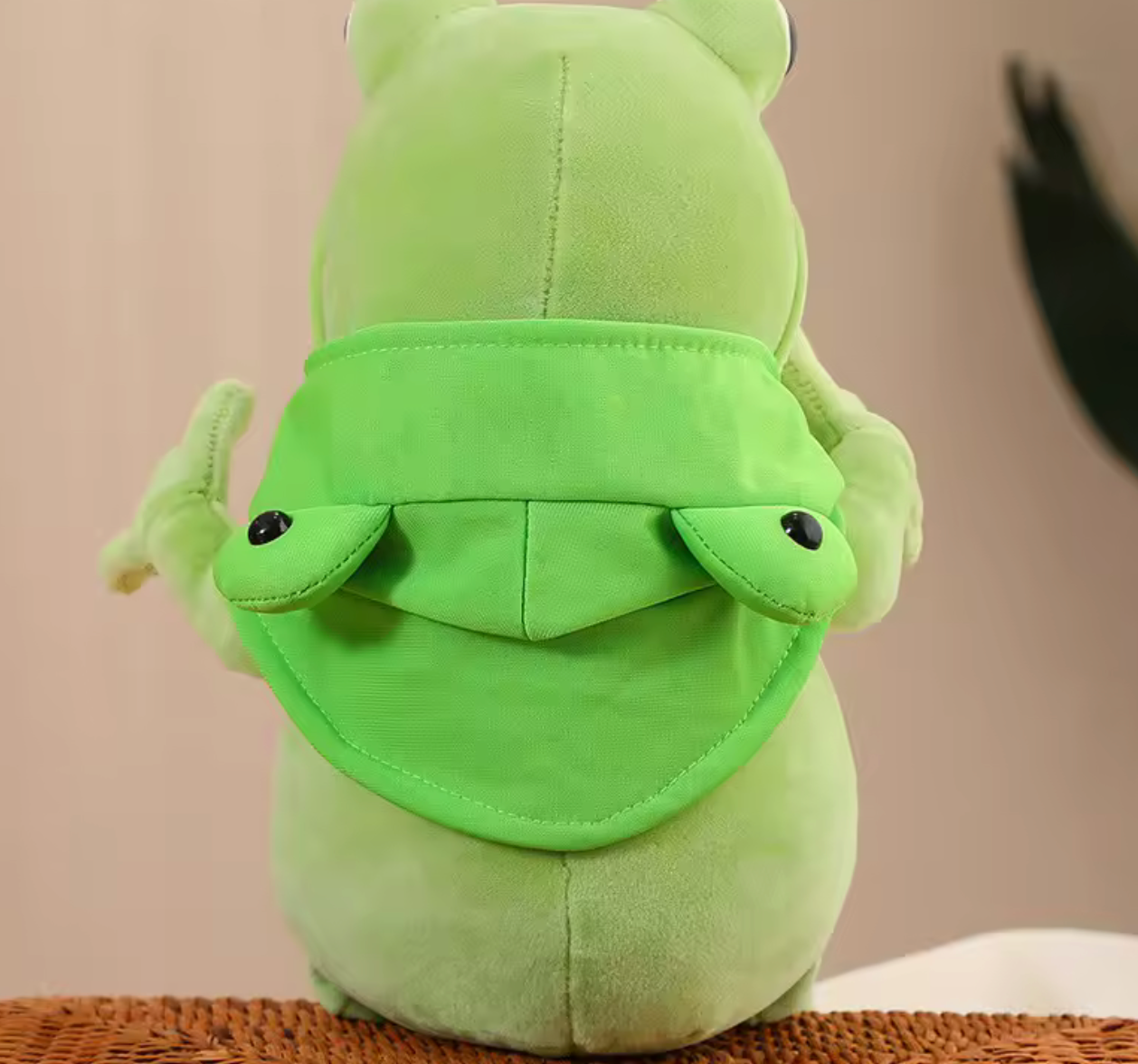 Cute Frog Plush Toy – Soft, Smiley & Perfect for Cuddles