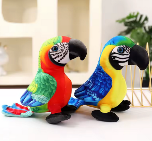 Cute Parrot or Peacock Plush Toy – Colorful, Soft & Fun for Kids