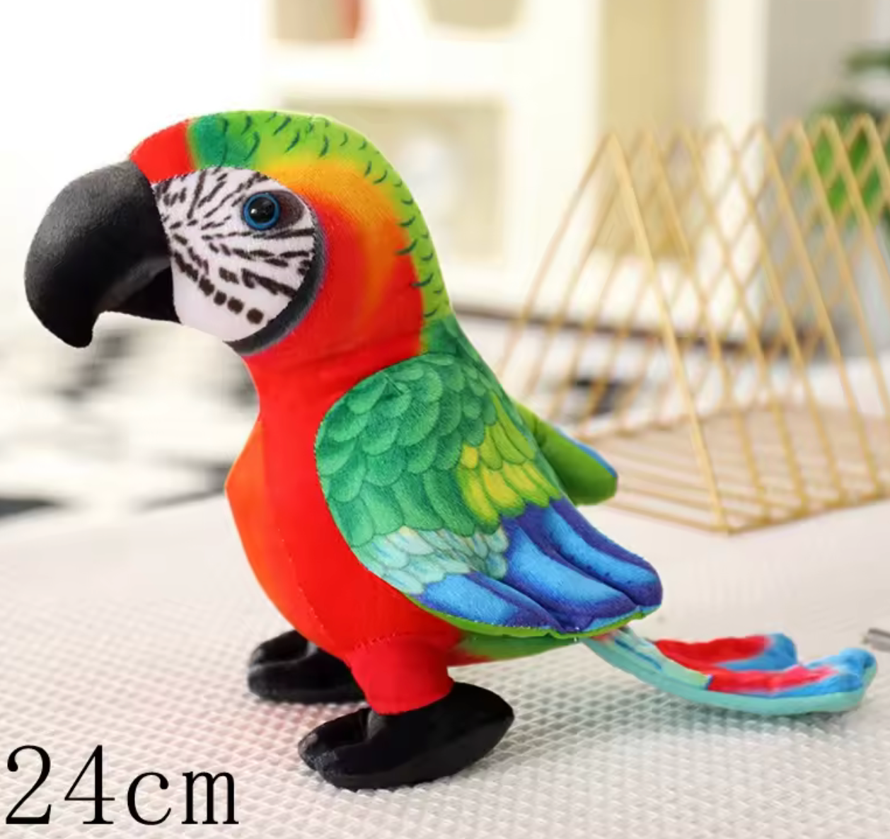 Cute Parrot or Peacock Plush Toy – Colorful, Soft & Fun for Kids