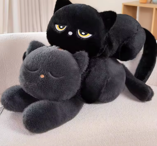 Giant Cute Black / Gray Cat