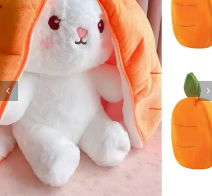 Cute Strawberry Carrot Rabbit Plush Toy