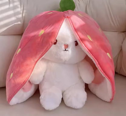 Cute Strawberry Carrot Rabbit Plush Toy