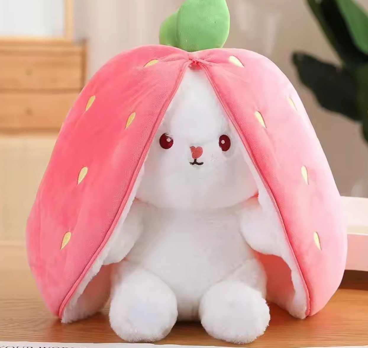 Cute Strawberry Carrot Rabbit Plush Toy
