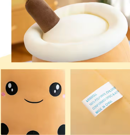 Cute Boba Plush Bubble Tea