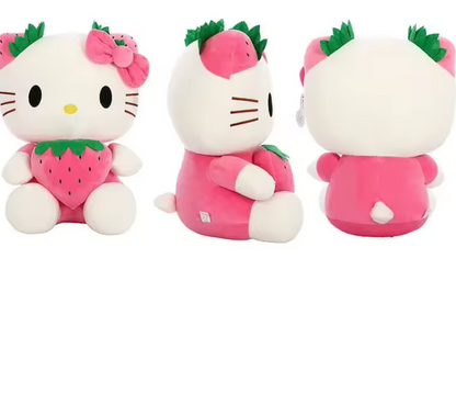 Cat Plush Toys Kawaii Strawberry