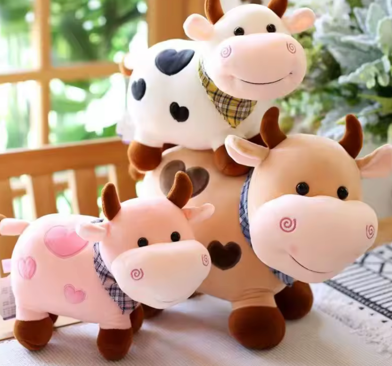 Cartoon Cute Cow Plush Toy