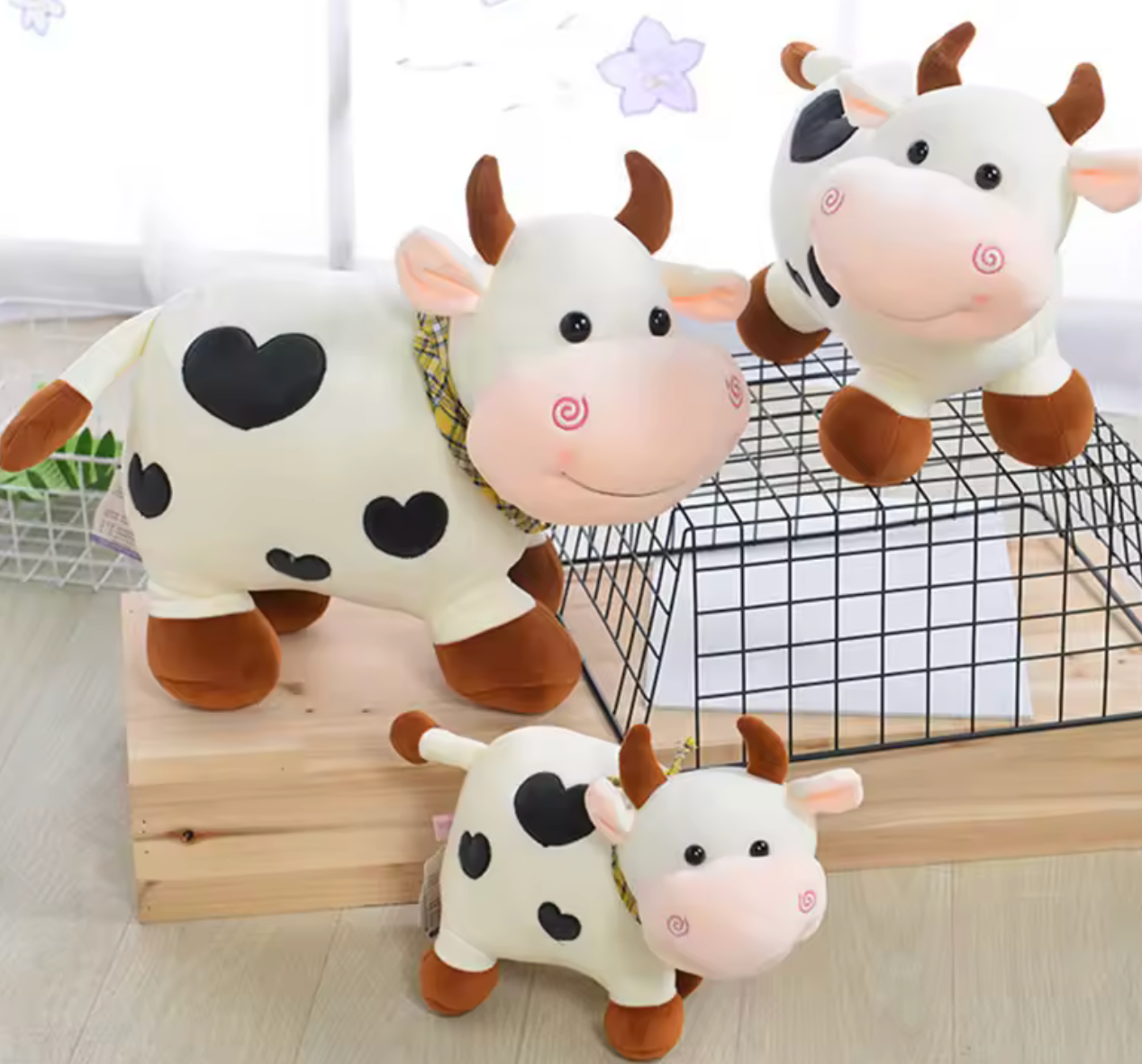 Cartoon Cute Cow Plush Toy