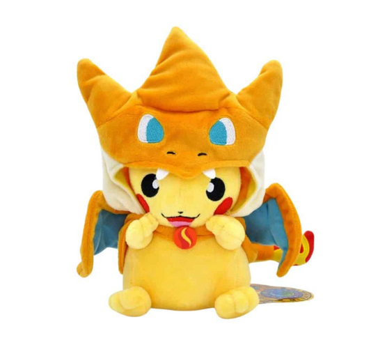 Pokemon Pikachu Plush Toy Dressed as Charizard