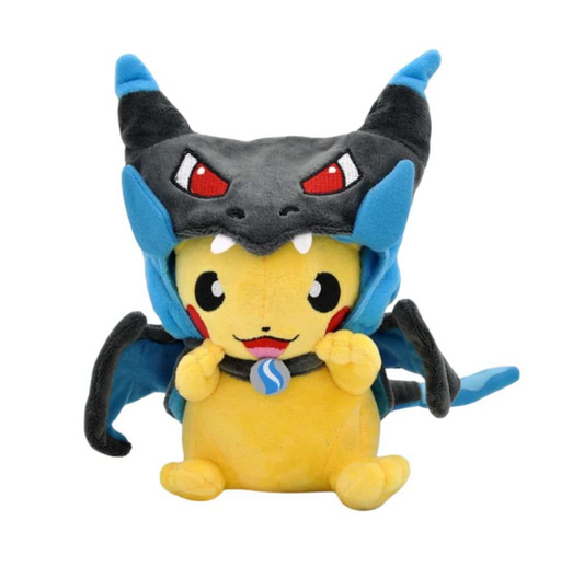 Pokemon Pikachu Plush Toy Dressed as Charizard