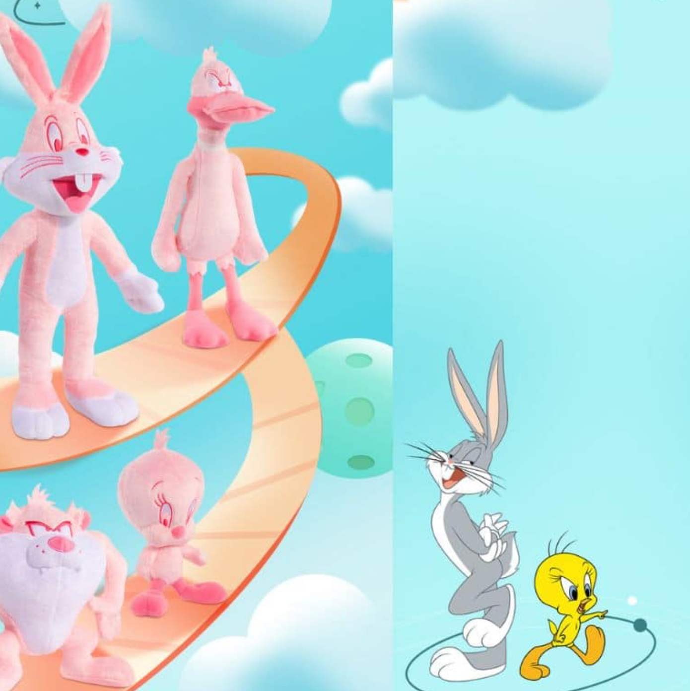 Pink Plush Toy Titi And His Friends Looney Tunes