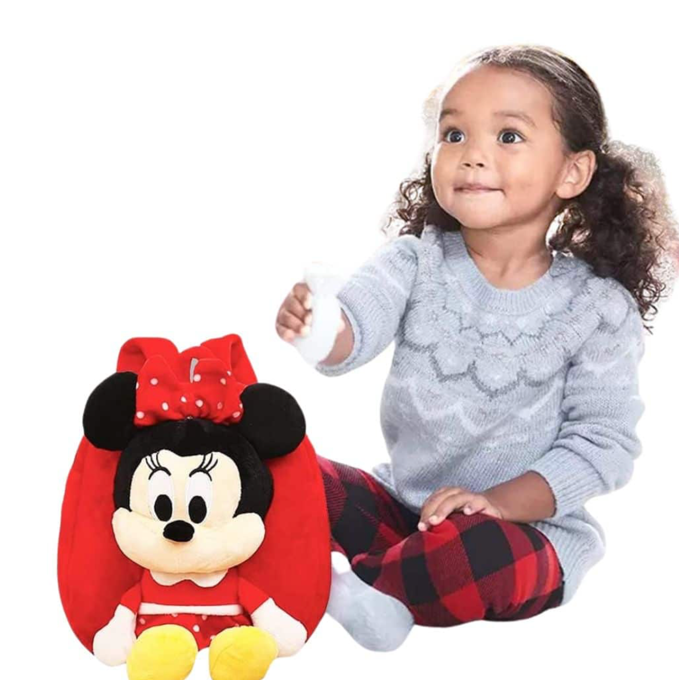 Minnie Mouse Soft Plush Toy With Backpack