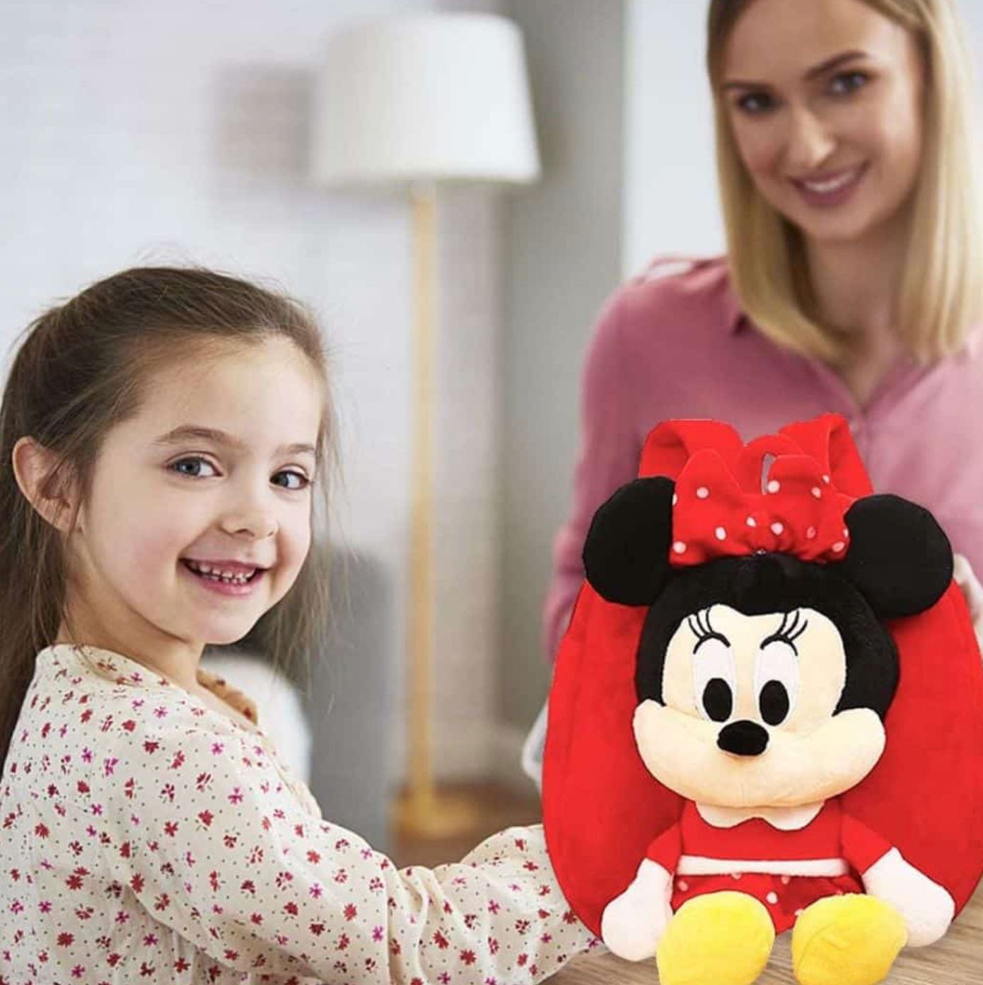 Minnie Mouse Soft Plush Toy With Backpack