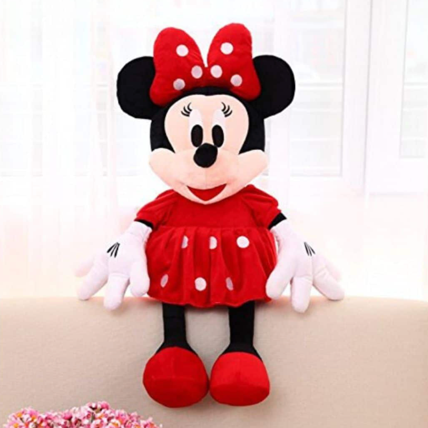 Red Minnie Plush Toy