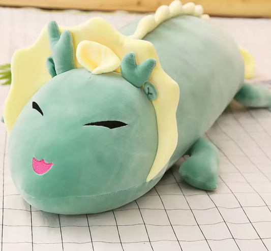 Cute Long Dragon Plush Toy – Soft & Adorable Cartoon Fantasy
